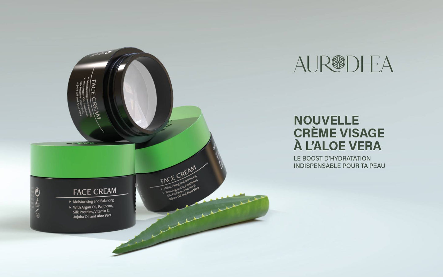 Crème de jour visage Aloe Vera - 50 ml